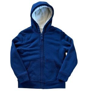 WONDER NATION BOYS KID TOUGH HOODIE WITH ZIP CLOSURE & SERPA LINING SZ L (10-12)